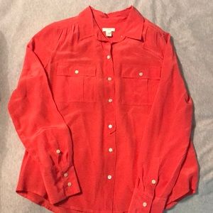 Button down blouse J Crew